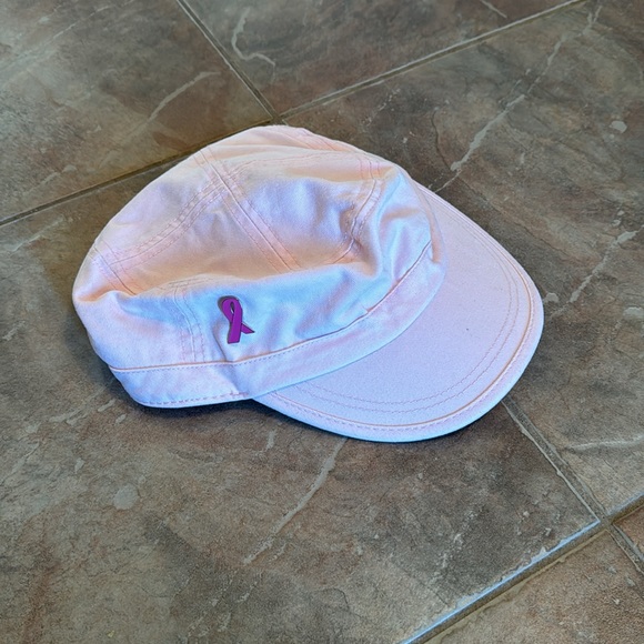 Accessories - NWOT Breast Cancer Survivor Hat/ Newsboy Cap in Pink